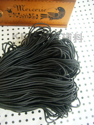 3mm與3.5mm松緊繩現(xiàn)貨熱銷(xiāo) 黑白經(jīng)典，助力服裝輔料高效生產(chǎn)